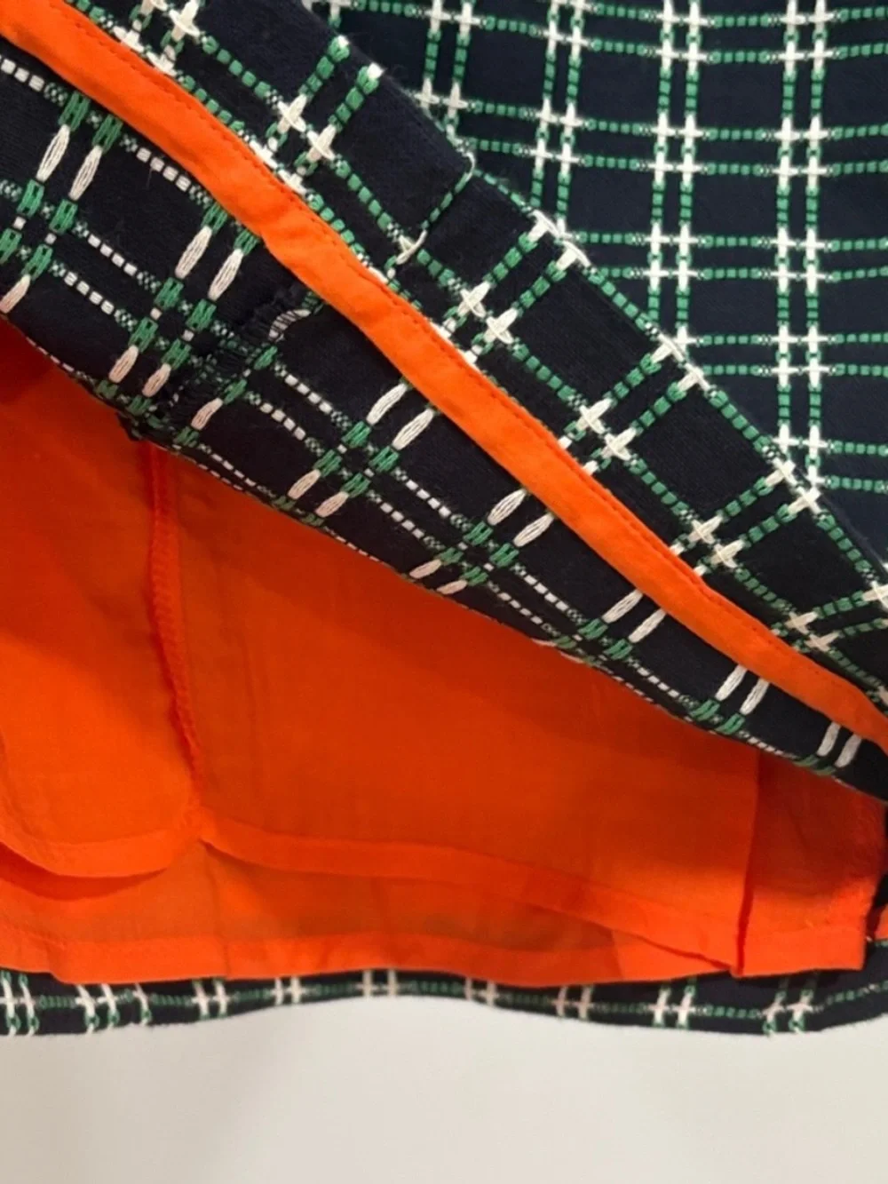 Anthropologie Maeve Plaid Pinafore Mini Skirt, Size 8, NWT